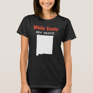 T-shirt White Sands Usa State America Travel New Mexican N