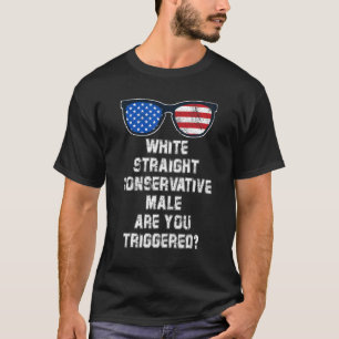 T-shirt White Stright Conservateur Homme Êtes-Vous Déclenc
