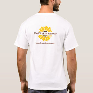 T-shirt White - The 1% of 1% Warrior