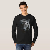 T-shirt White Tiger Artwork - Mandala Animal Art Tiger (Devant entier)