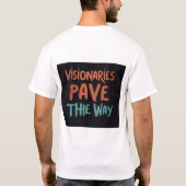 T shirt White Visionaries effenen de weg (Achterkant)