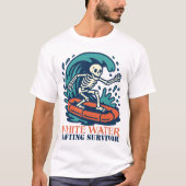 T-shirt White Water Rafting Survivor (Devant)