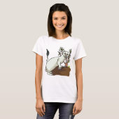T-shirt White Weasel Wildlife (Devant entier)