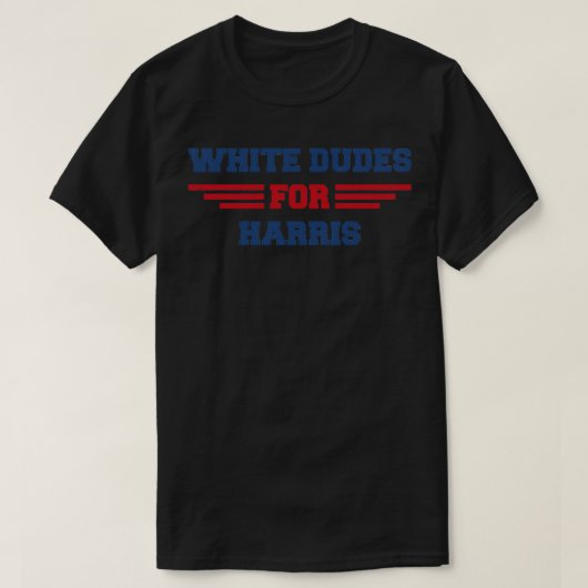 T-shirt whitedudesforharris 2 (Design devant)