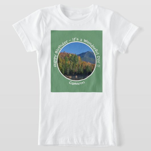 T-Shirt Whiteface Mountain, Adirondack Articles de fête d' (Poser)