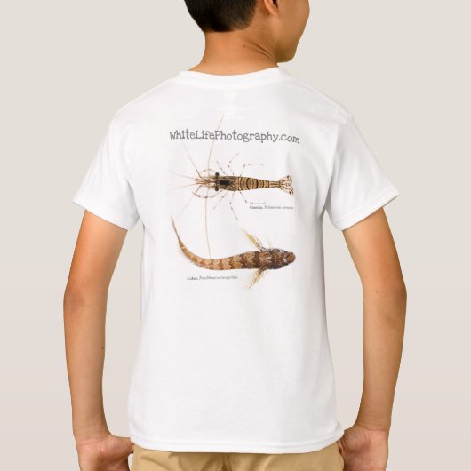 T-shirt WhiteLifePhotography Eriphia-Palaemon-Parablennius (Dos)