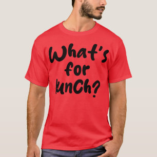 T-shirt whiters pour le déjeuner