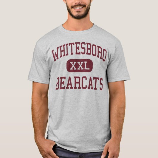 T-shirt Whitesboro - Bearcats - milieu - Whitesboro le (Devant)
