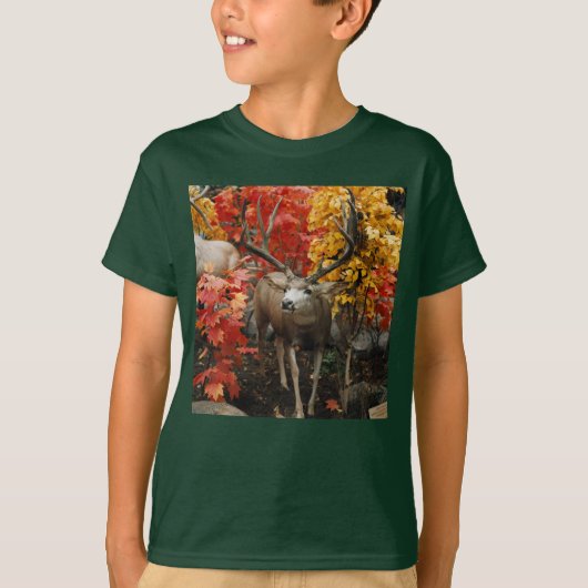 T-shirt Whitetail En Automne (Devant)