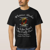 T-shirt Whittier Alaska Comme Seattle dans les premiers jo (Devant)