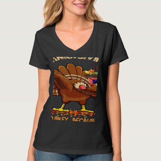 T-shirt Who Isn't Hungry On Thanksgiving Fun Dabbing Stuff (Devant)