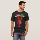 T-shirt Who's Your Crawdaddy Crawfish Beads  Mardi Gras (Devant entier)
