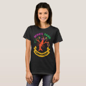 T-shirt Who's Your Crawdaddy Crawfish Jester Beads  Mardi  (Devant entier)