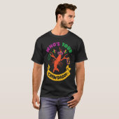 T-shirt Who's Your Crawdaddy Crawfish Jester Beads  Mardi  (Devant entier)