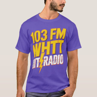 T-shirt WHTT Retro 1980 Boston Radio Station