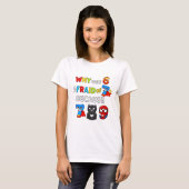 T-shirt Why Was 6 Afraid of 7 Funny Maths T Shirt (Devant entier)