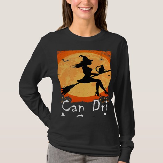 T-shirt Why Yes Actually I Can Drive A Stick Halloween Cos (Devant)