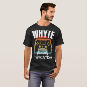 T-shirt Whyte Family Staycation Vidéo Jeu Vacances (Devant entier)