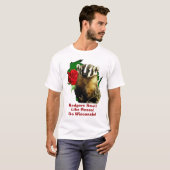 T-shirt WI State Animal Baders Sentent Comme Roses Unisex (Devant entier)