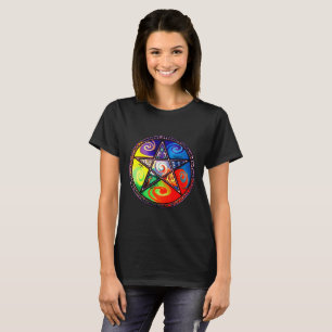 T-shirt Wiccan cinq éléments