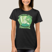 T-shirt Wicked Girl Absinthe (Devant)