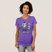 T-shirt WICKED! Kawaii Gothic Genie & Ghost Fantasy Art (Devant entier)