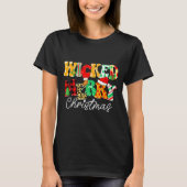 T-shirt Wicked Merry Christmas Pattern Mix Humor  (Devant)