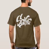 T-shirt Wicked White Skate Graffiti Selfie Street Art (Dos)