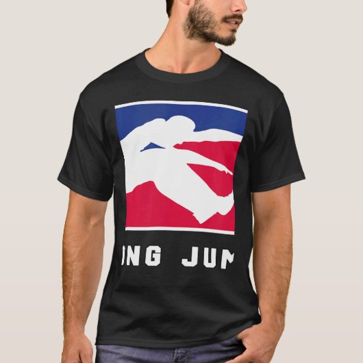 T-shirt Wide jump athletics sport long spring training (Devant)