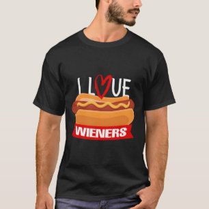 T-shirt Wiener Bbq 4 juillet Usa Patriotique