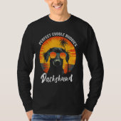T-shirt Wiener Dog Cuddle Buddies Plage Duchshund avec sol (Devant)