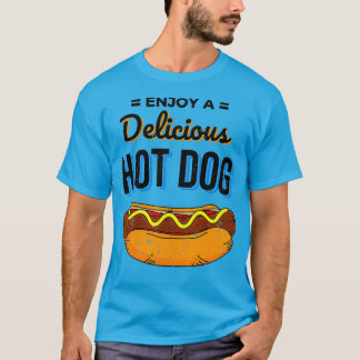 T-shirt Wiener Weenie Frankfurter Profitez D'Un Délicieux 