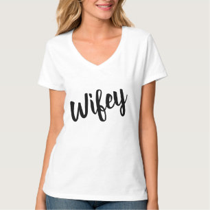 T-shirt Wifey vient de se marier