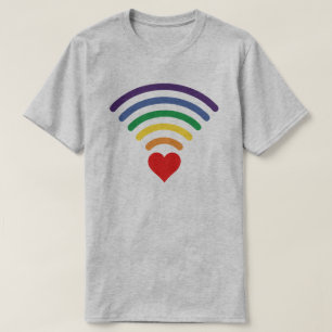 T-SHIRT WIFI À COURBE