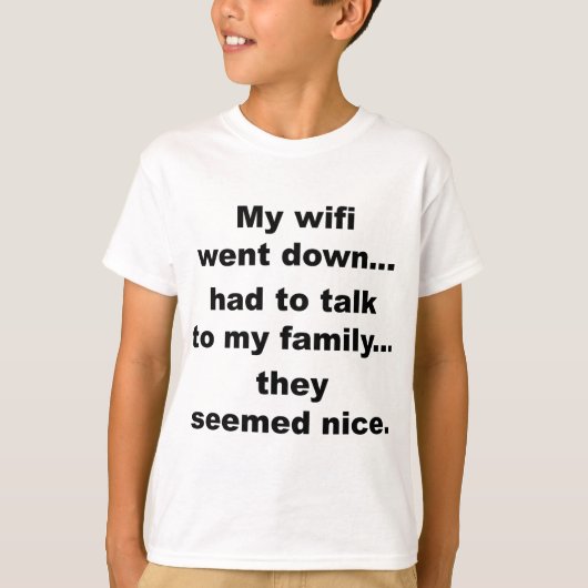 T-SHIRT WIFI VERS LE BAS ! (Devant)