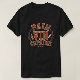 T-shirt Wijn Brood Vrienden