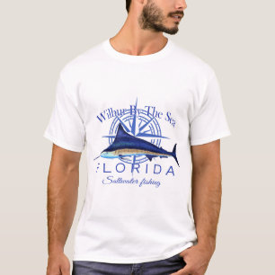 T-shirt Wilbur By the Sea Florida Sailfish Saltwater Fishi