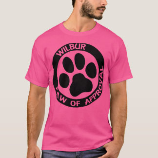 T-shirt Wilbur Paw d'approbation noir