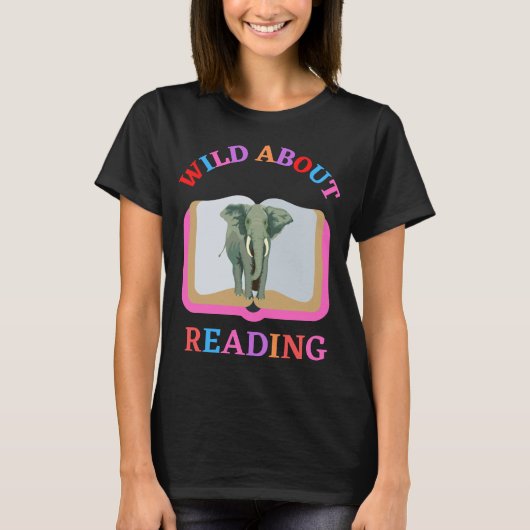 T-SHIRT WILD À PROPOS DE LA LECTURE (Devant)