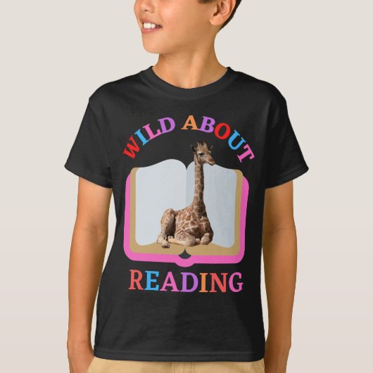 T-SHIRT WILD À PROPOS DE LA LECTURE (Devant)