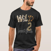 T-shirt Wild about 2nd Second Grade (Devant)