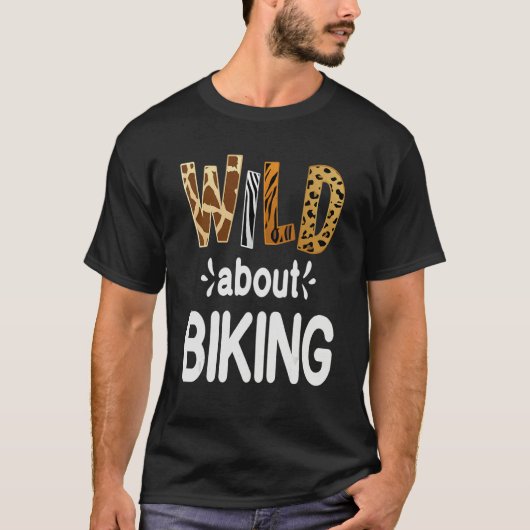 T-shirt Wild About Biking (Devant)