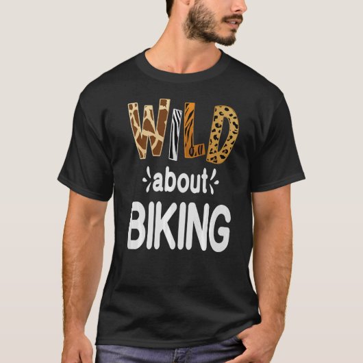 T-shirt Wild About Biking (Devant)