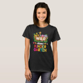 T-shirt Wild About Kindergarten Enseignant Student Back To (Devant entier)