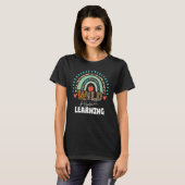 T-shirt Wild About Learning Back To School enseignant 100 (Devant entier)