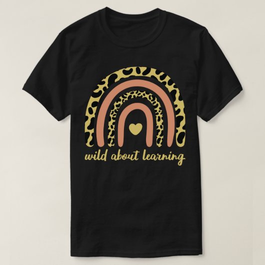 T-shirt Wild About Learning I (Design devant)