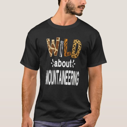 T-shirt Wild About Mountaineering   (Devant)
