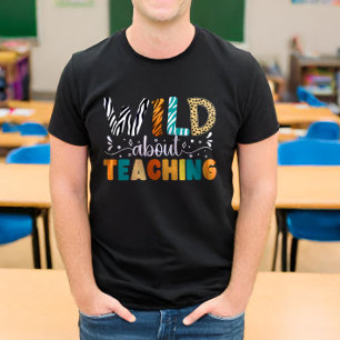 T-shirt Wild About Teacher Back To School Teacher