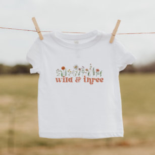 T-shirt Wild and Three Fleur sauvage Toddler