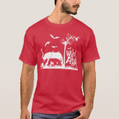 T-shirt Wild Animal family (Devant)